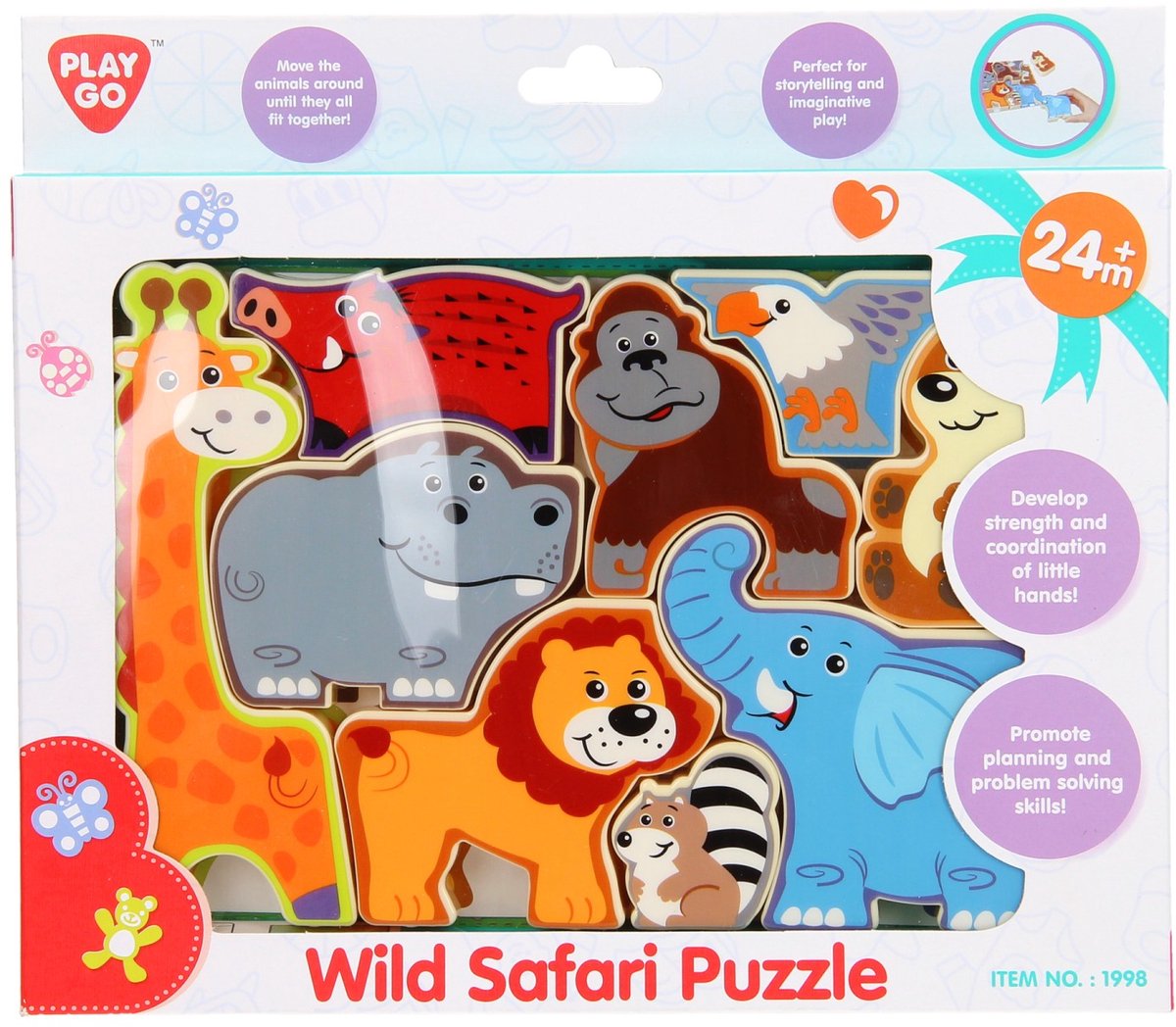 Playgo puslespil safari