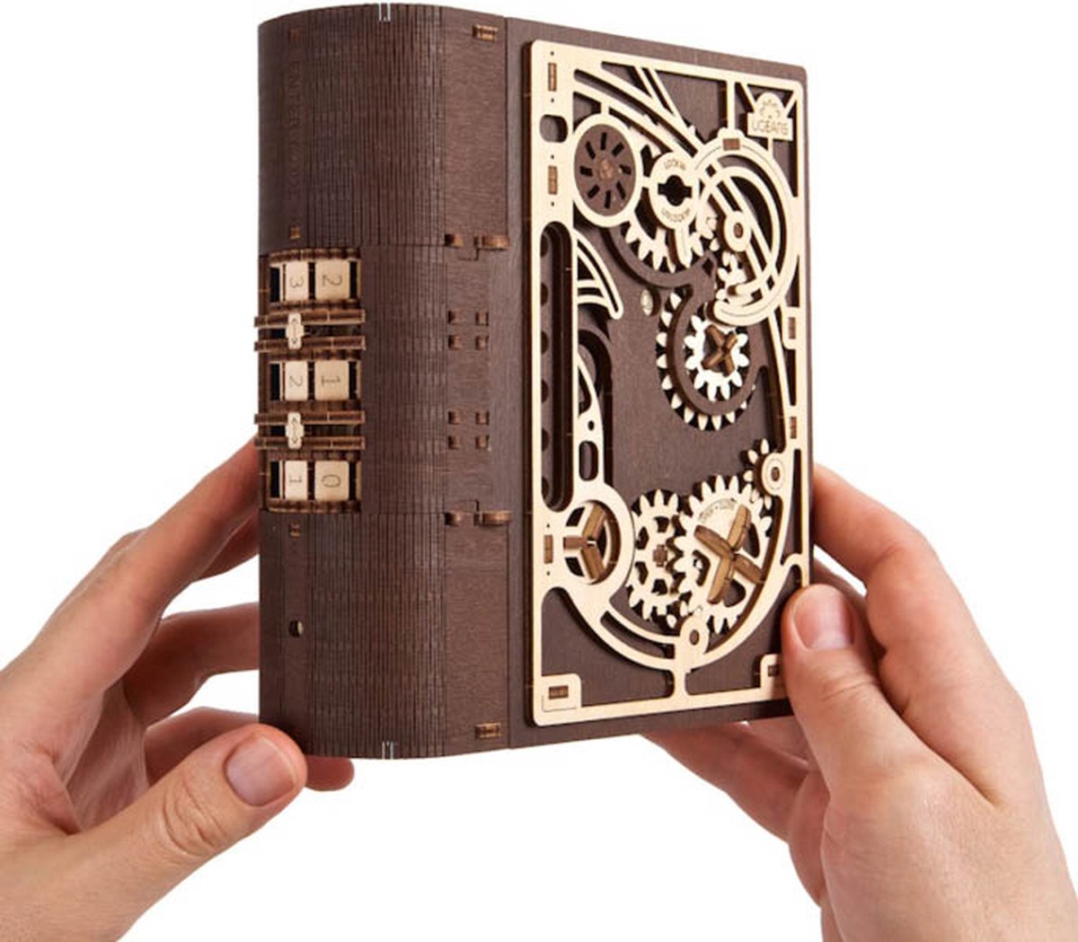 Ugears træ 3D-model - bog med hemmeligheder