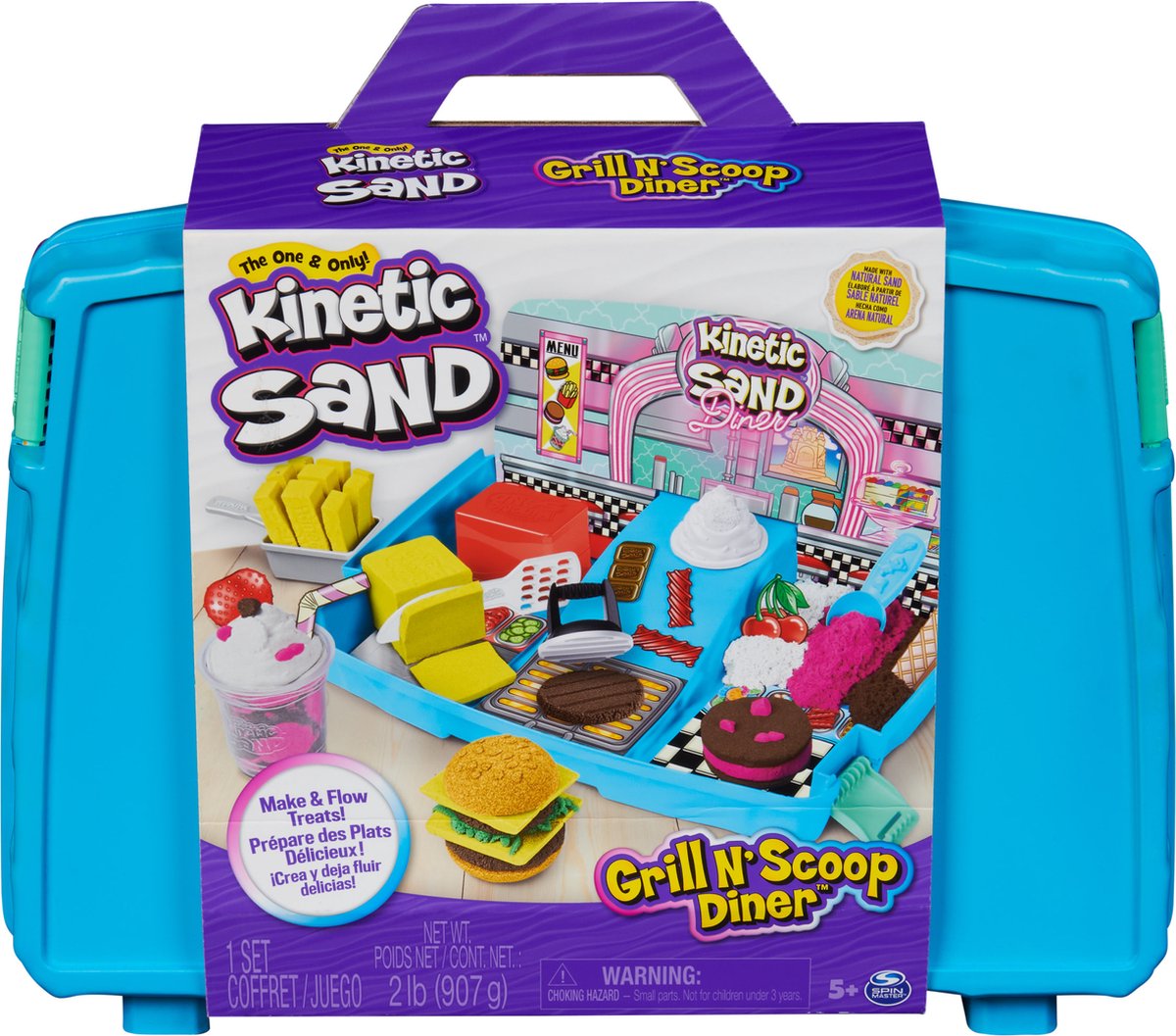 Kinetisk sand snackbar