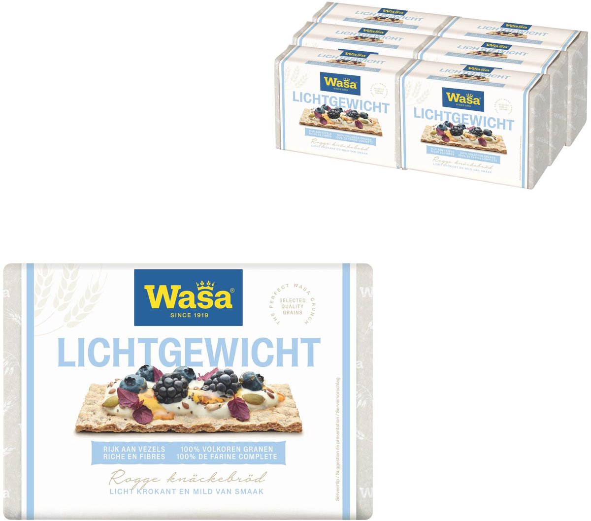 Wasa letvægtsknækbrød - 6 x 300g