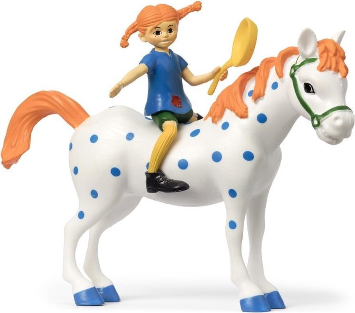 Pippi langstrømpe figurer og hvid