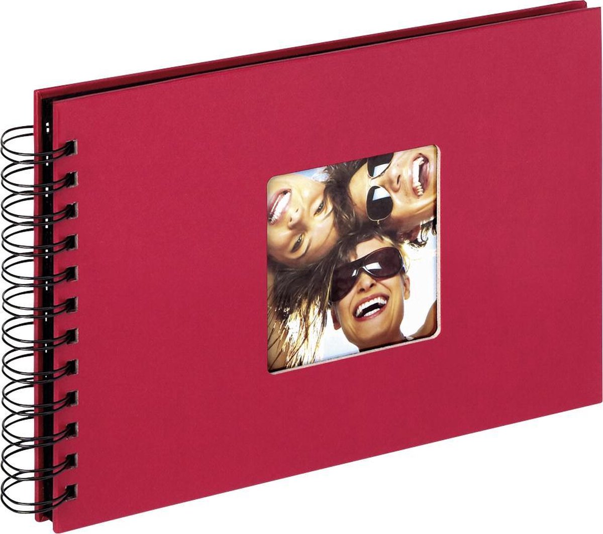 Walther sa-109-r fun - spiral album - størrelse 23 x 17 cm - rød