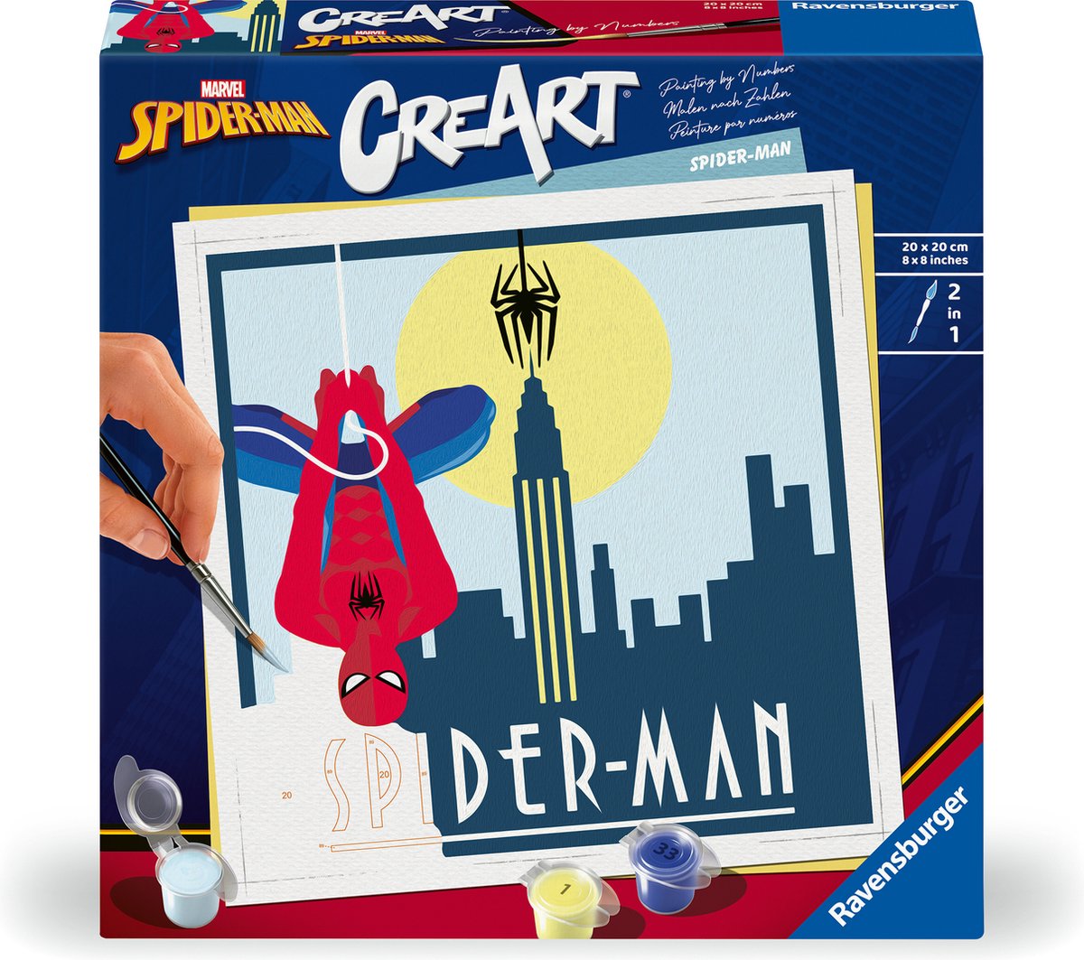Ravensburger creart maling efter nummer - marvel spiderman