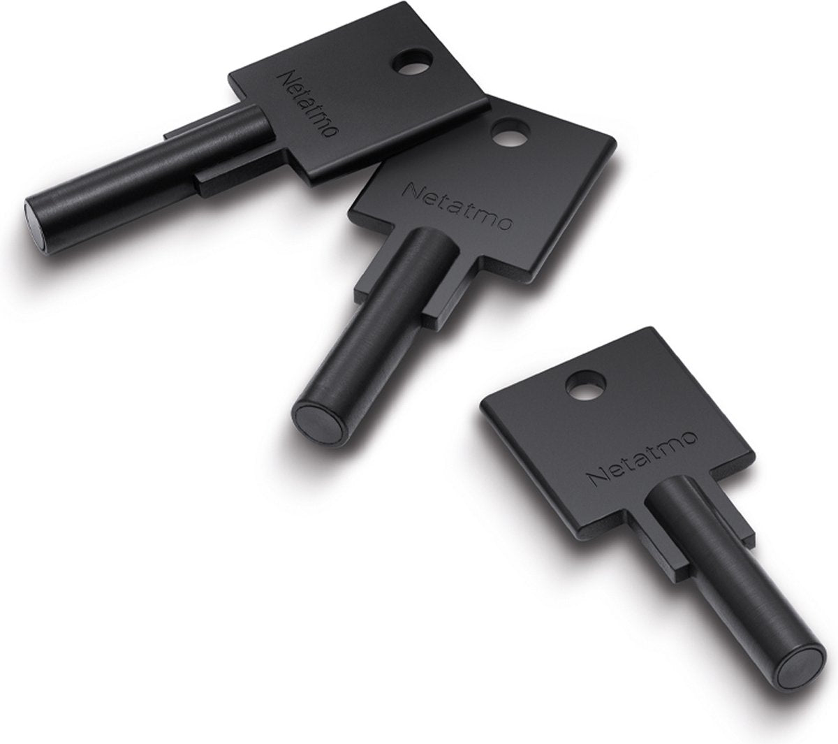 Netatmo elektrisk dørlås - smartnøgler - 3 nøgler - NFC nøgle - sølv