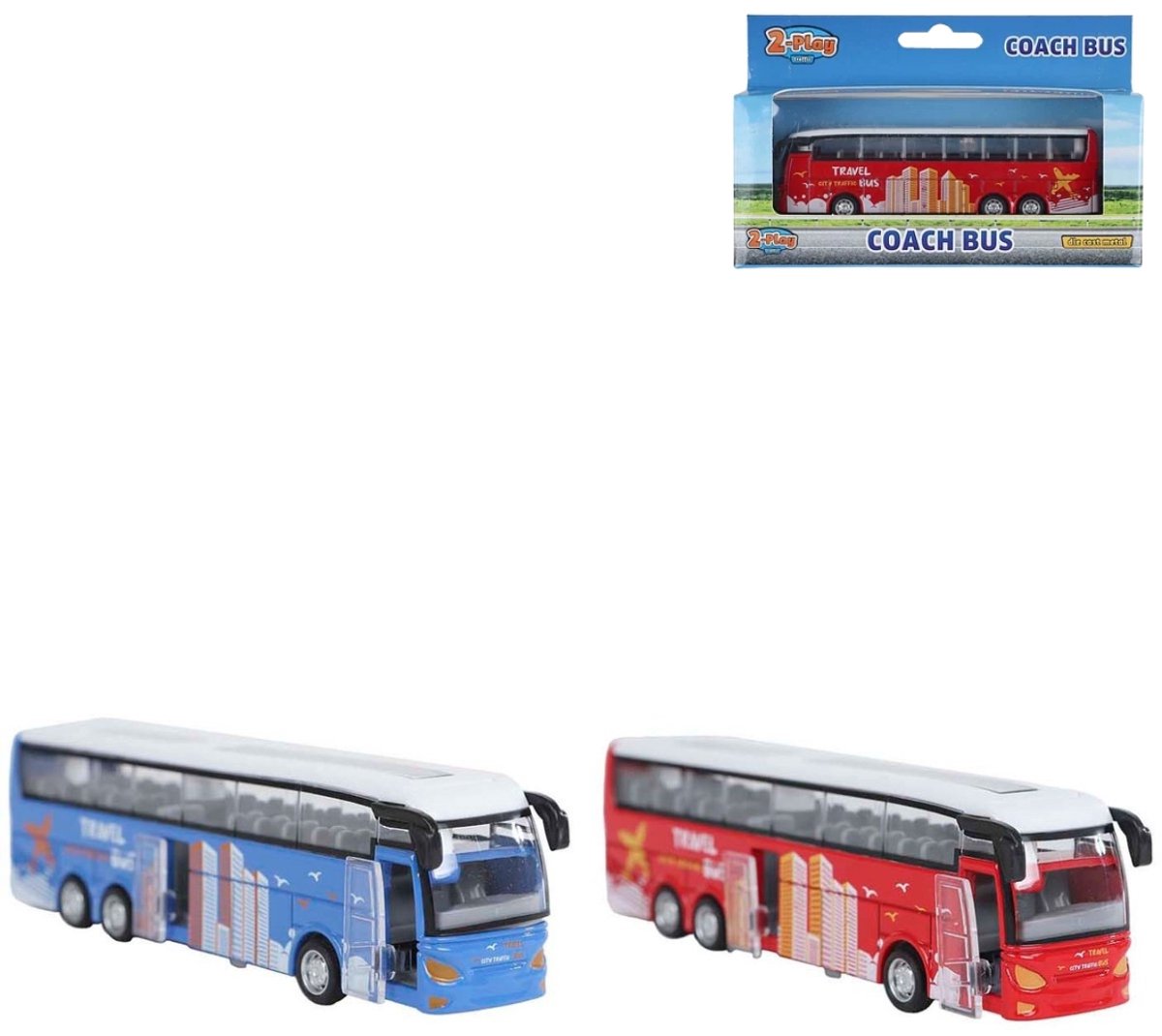 2-spils bus trykstøbt, 12,5 cm