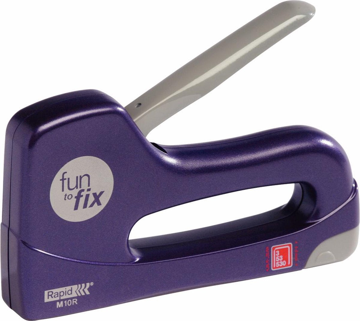 Hurtighæftepistol f2f m10r (i blisterpakning) - lilla