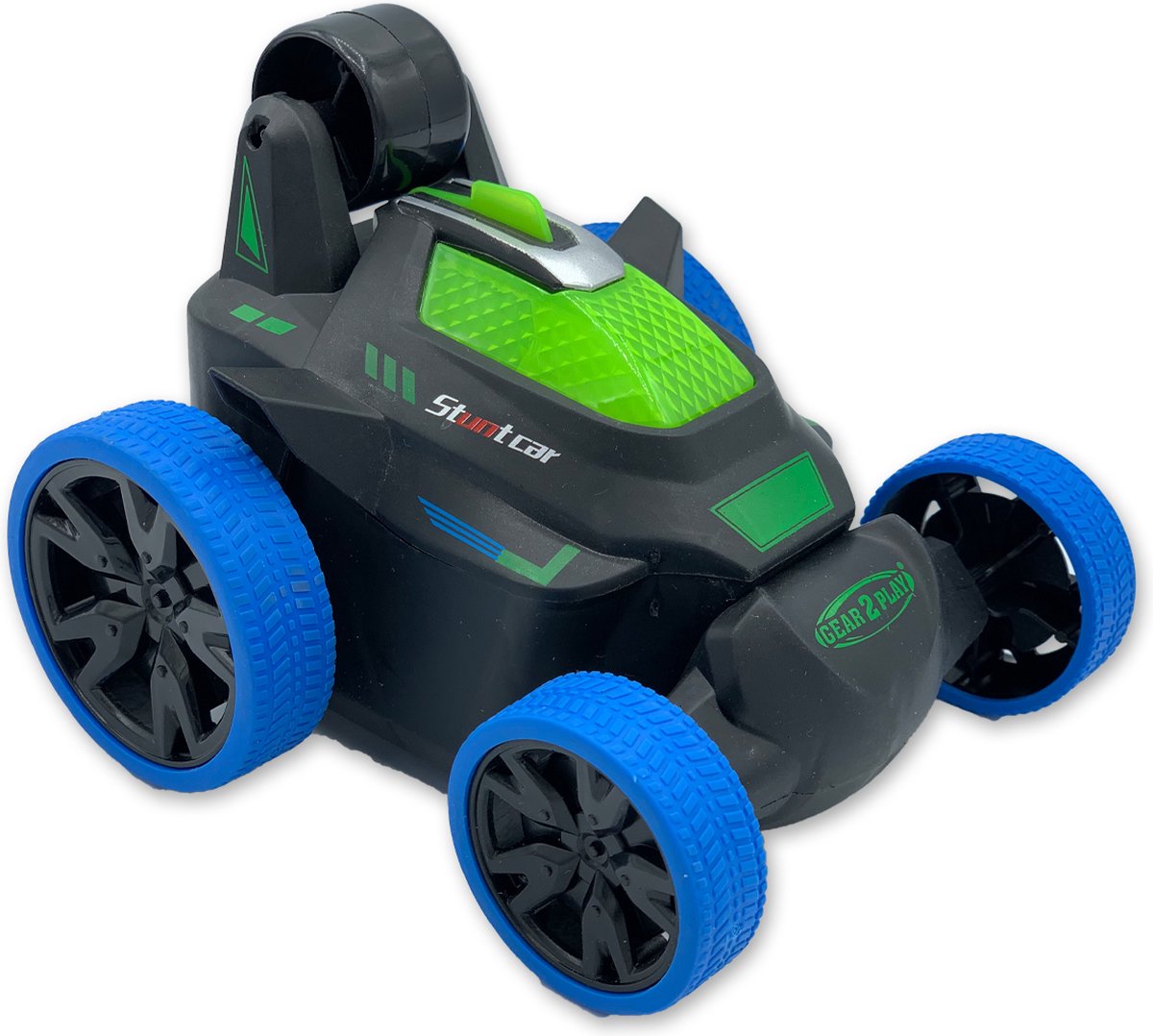 Gear2play rc stunt roll stunt bil blå - kontrollerbar bil