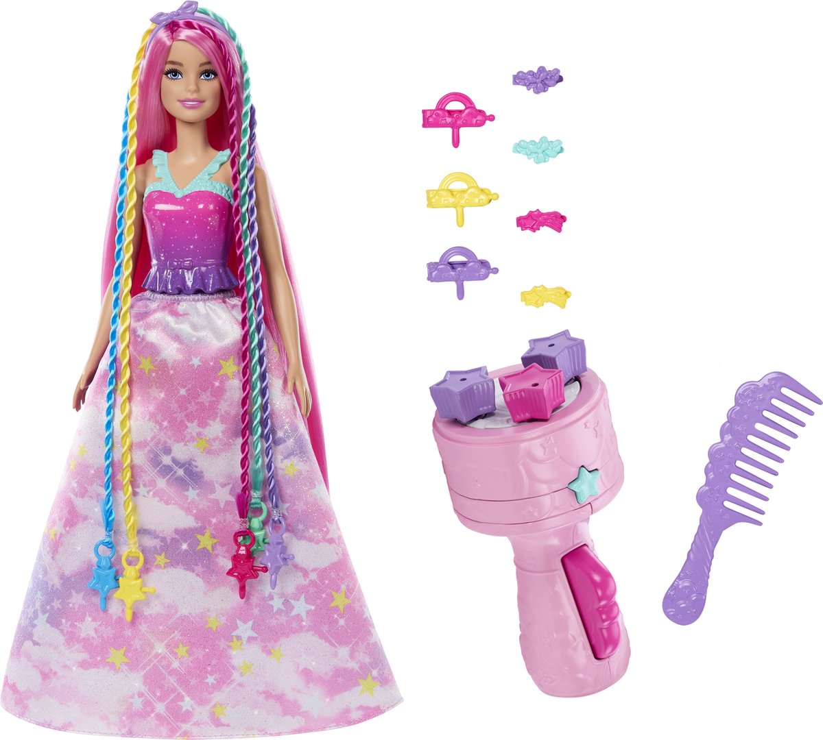 Barbie dreamtopia hårplejedukke - dukke