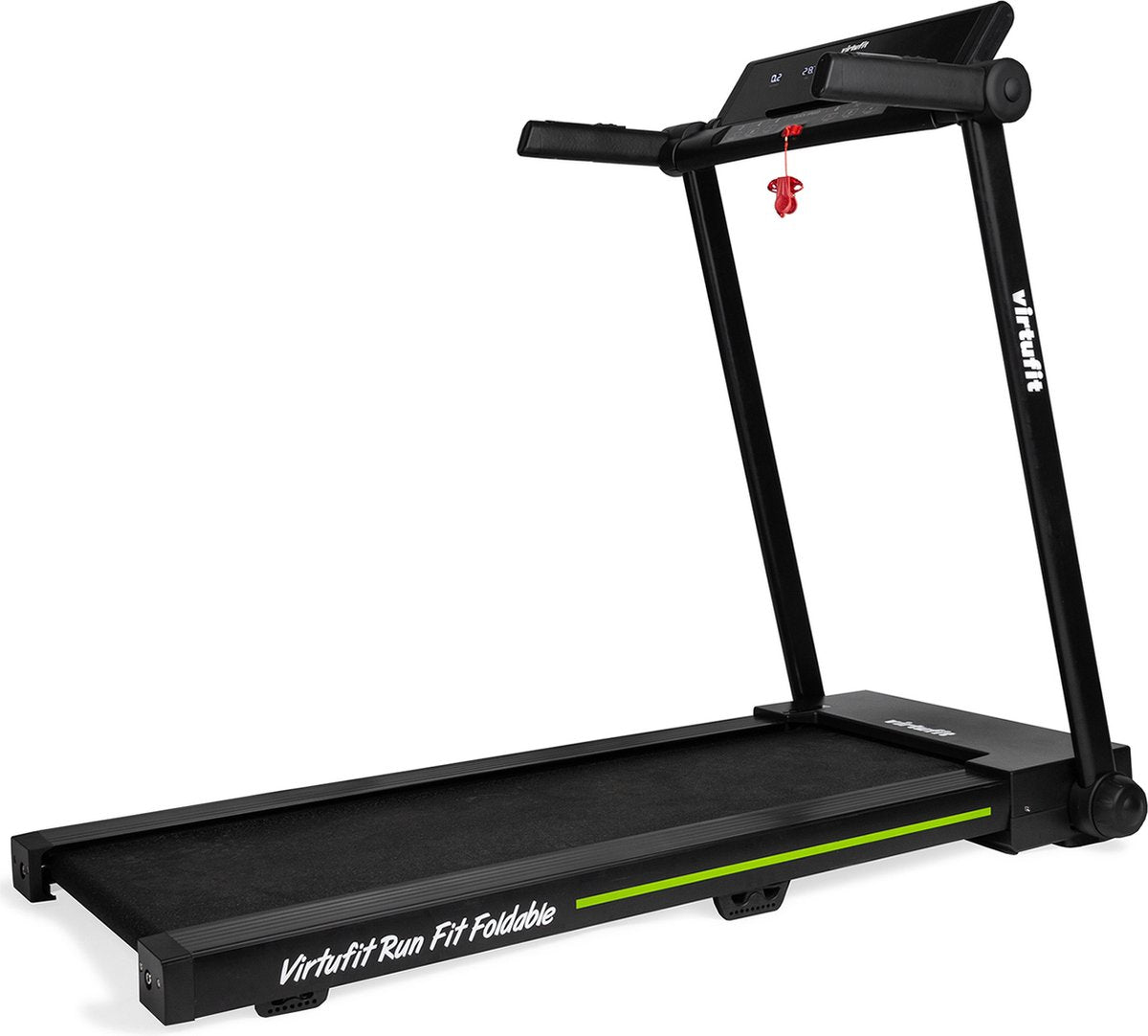 Virtufit run fit foldable loopband - led display - 40 programma's - max. 14 km h - max. 115 kg - stil in gebruik - hartslagfunctie - inklapbaar - 99% voorgemonteerd - walking pad