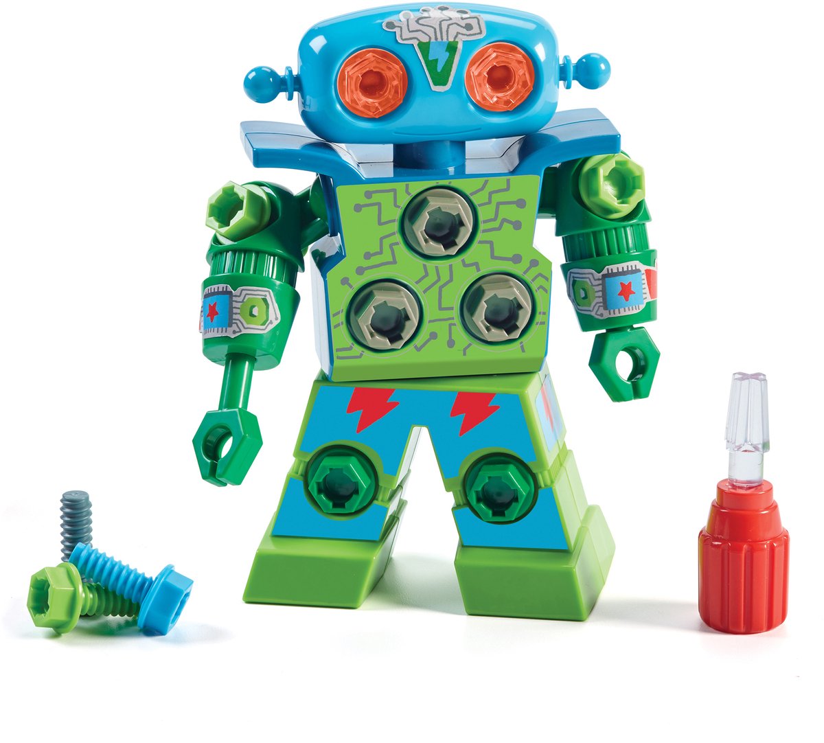 Læringsressourcer design drill® robot - bore dekorationsrobot - stemme - grøn - 3+