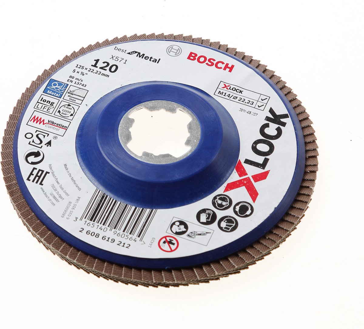 Bosch klapskive xlock lige 125 k120
