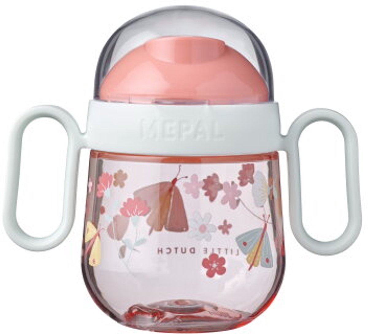 Mepal mio antilekbeker 2.0 little dutch - 200 ml - makkelijk vast te houden - kinderservies - flowers butterflies