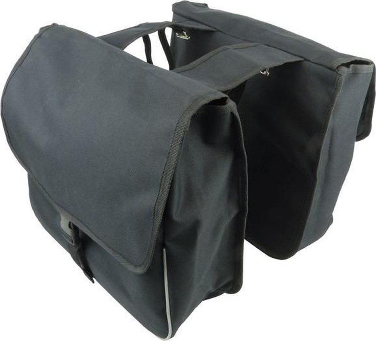 Dresco dobbelt cykeltaske - nylon - sort