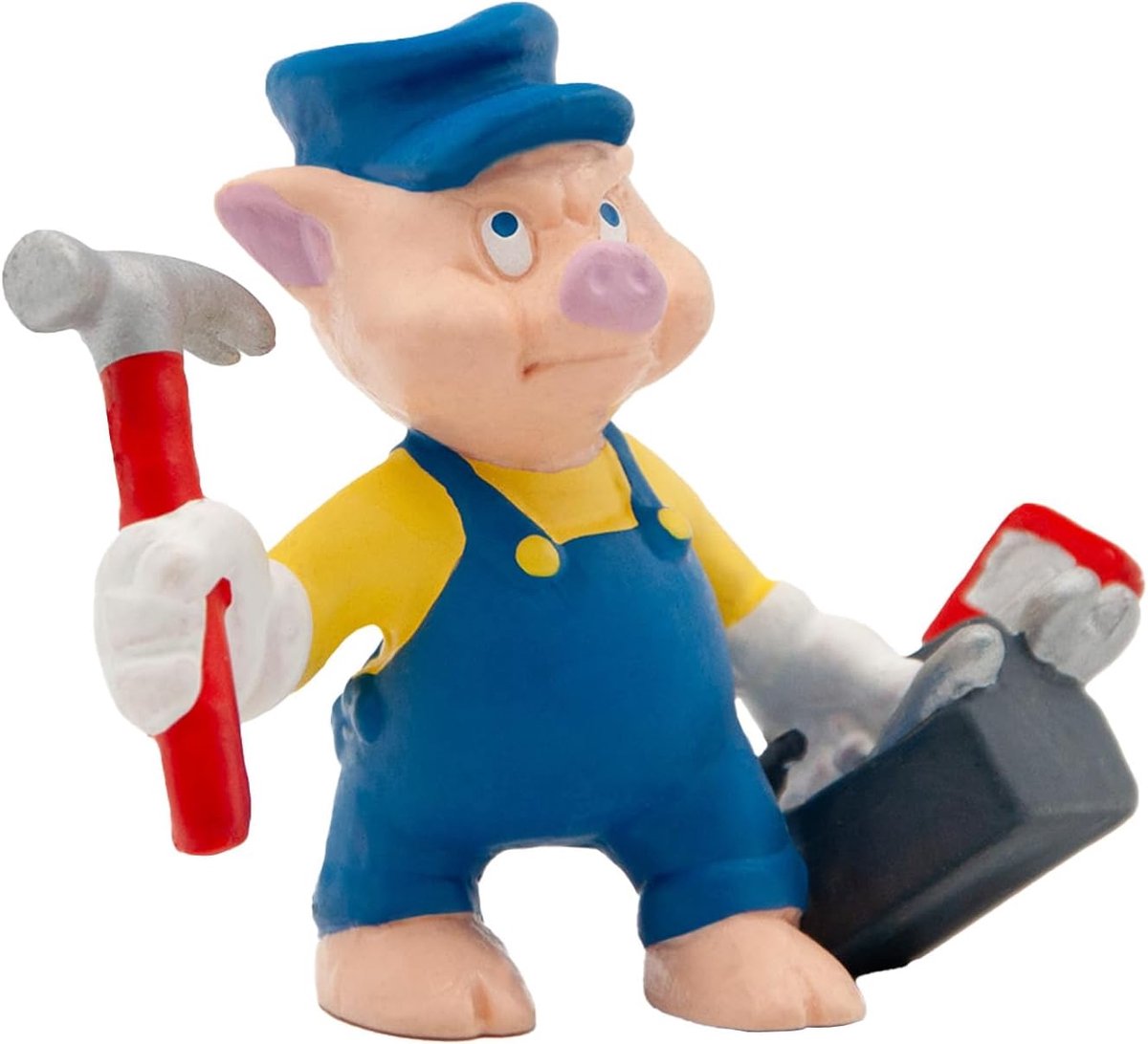Bullyland 12492 - Disney legefigur de tre små grise med smart - naturtro og detaljeret design - ideel som kagefigur, samlerobjekt eller munter gave til børn fra 3 år