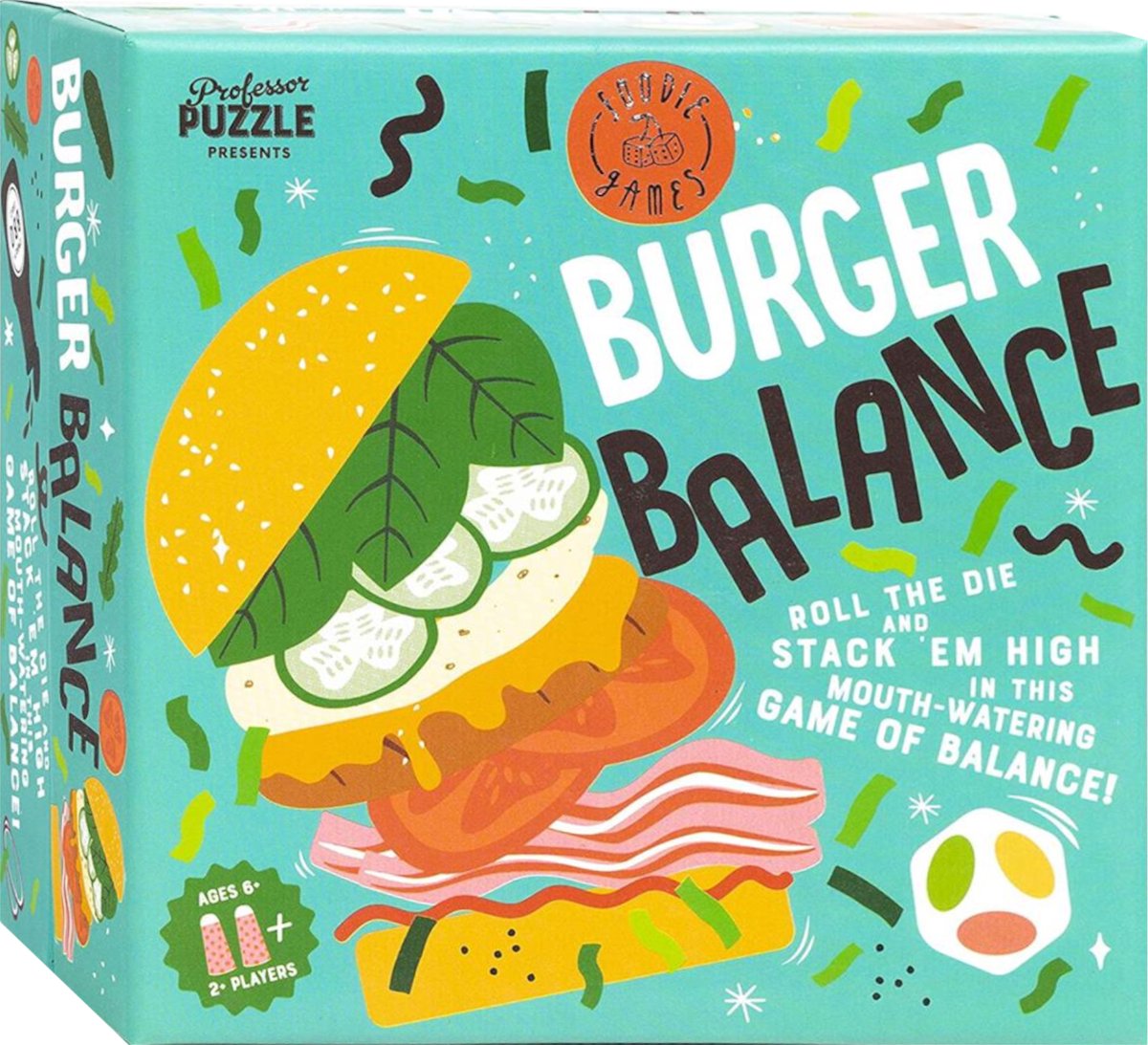 Professor puslespil burger balance - brætspil