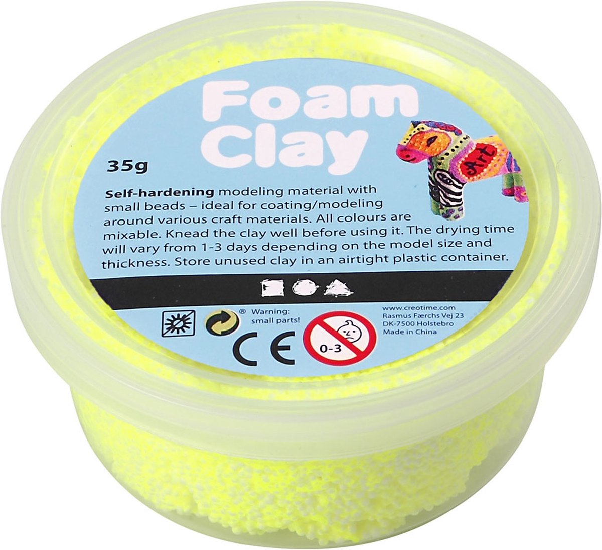 Foam clay ® neon gul 35gr