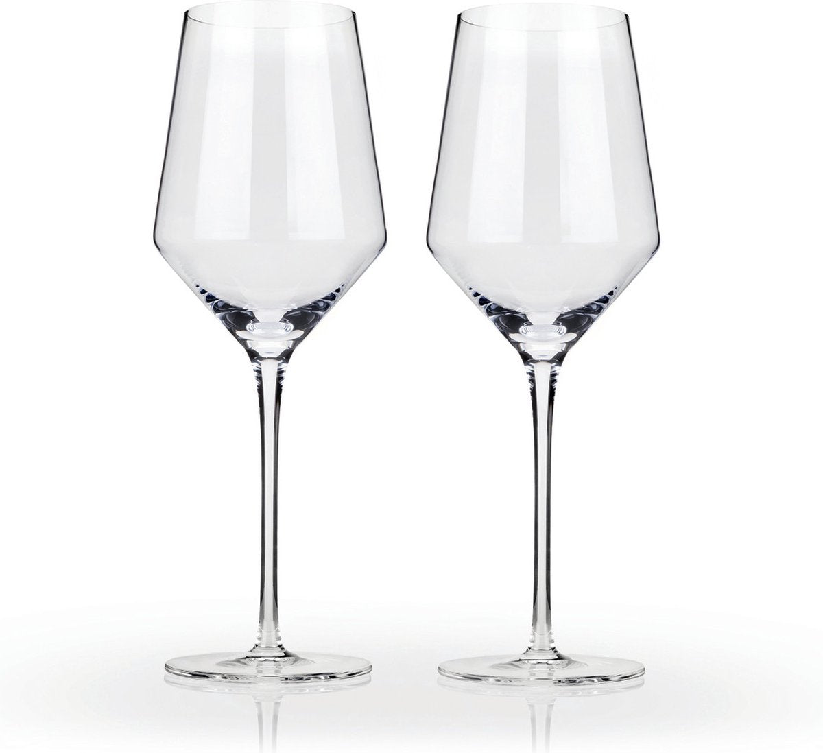 Viski vinklet vinglas - krystal - 384ml - 2 stk