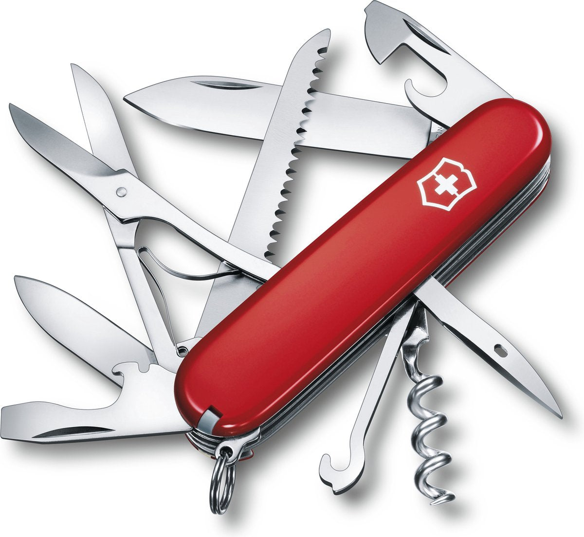 Victorinox Huntsman Swiss Army Knife - 15 funktioner - klassisk rød - rustfrit stål