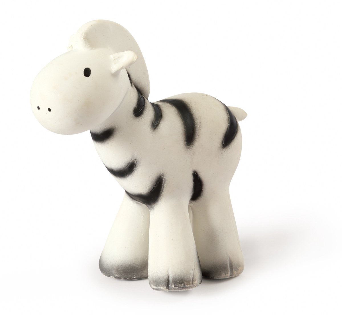 Tikiri mit første safaridyr - zebra - i naturgummi - med klokke - 0 år