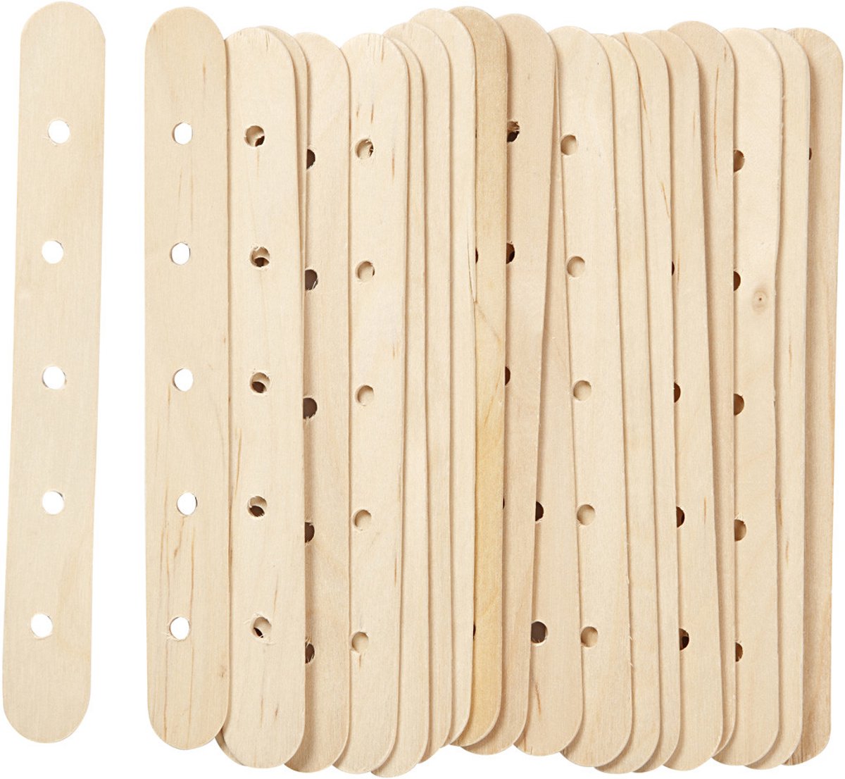 Creativ virksomhed https: www.cchobby.nl byggepinde-l-15-cm-b-1-8-cm-hul størrelse-4-mm-20-stykke-1-kasse