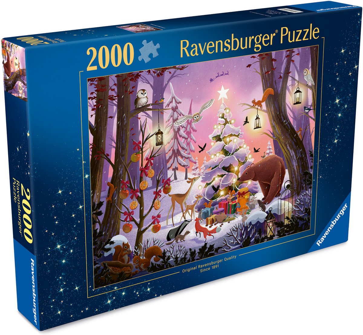 Ravensburger | Jul i skoven puslespil | 2000 stk