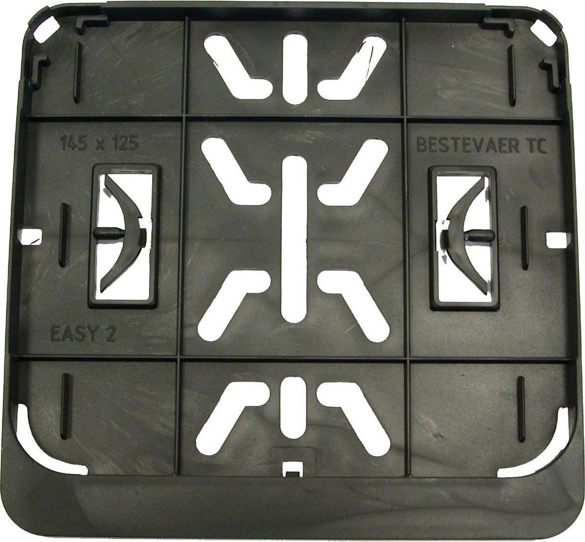 Nummerpladeholder 145x125 sort inklusive SpeedPedelec
