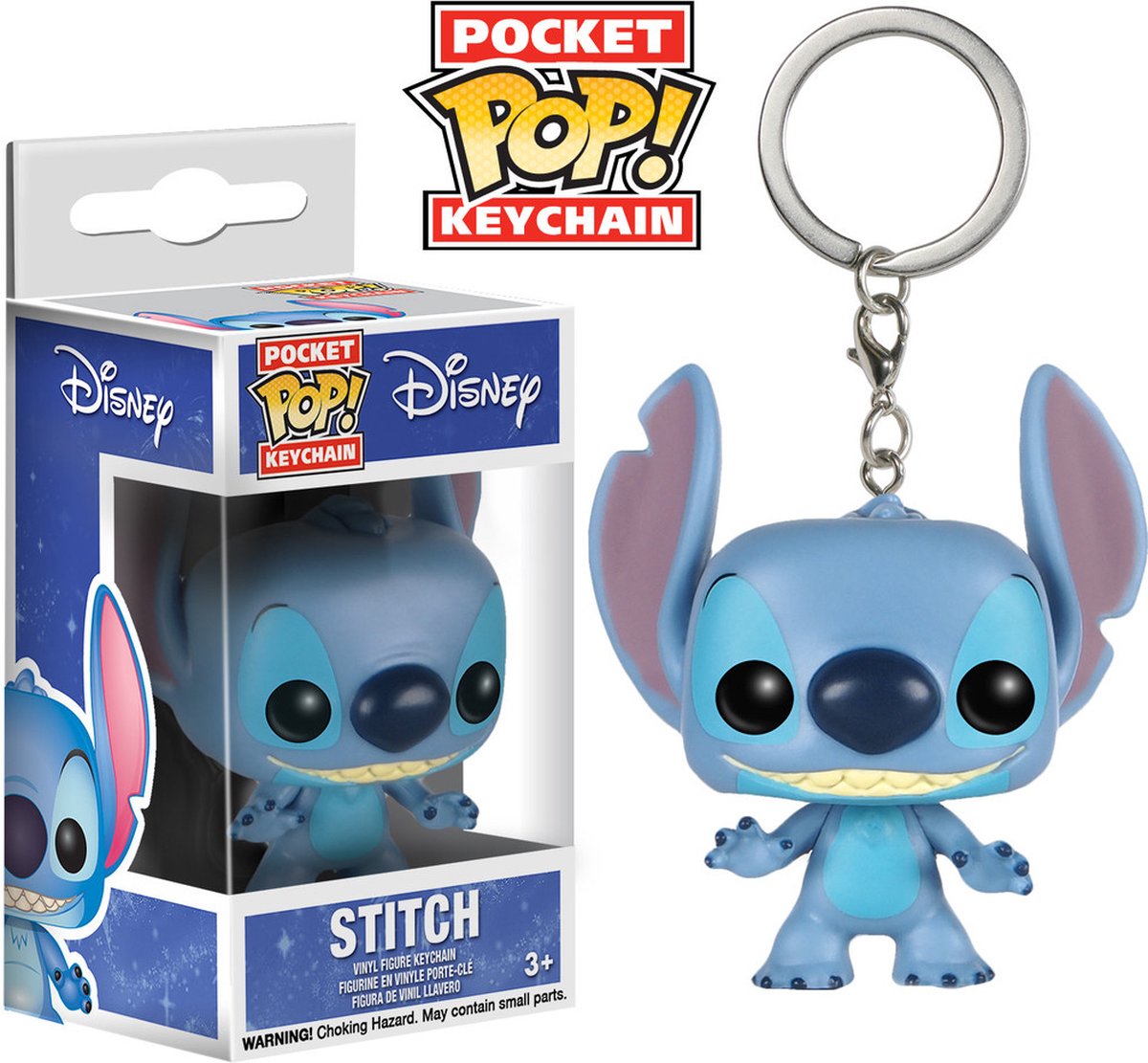 Funko pocket pop! nøglering: disney - stitch