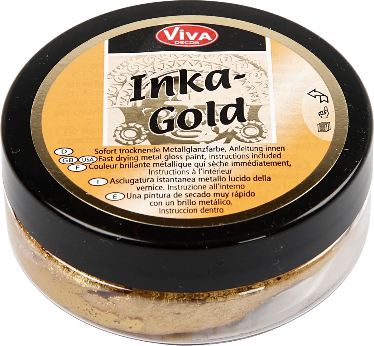 Viva decor inka-guld, guld, 50 ml
