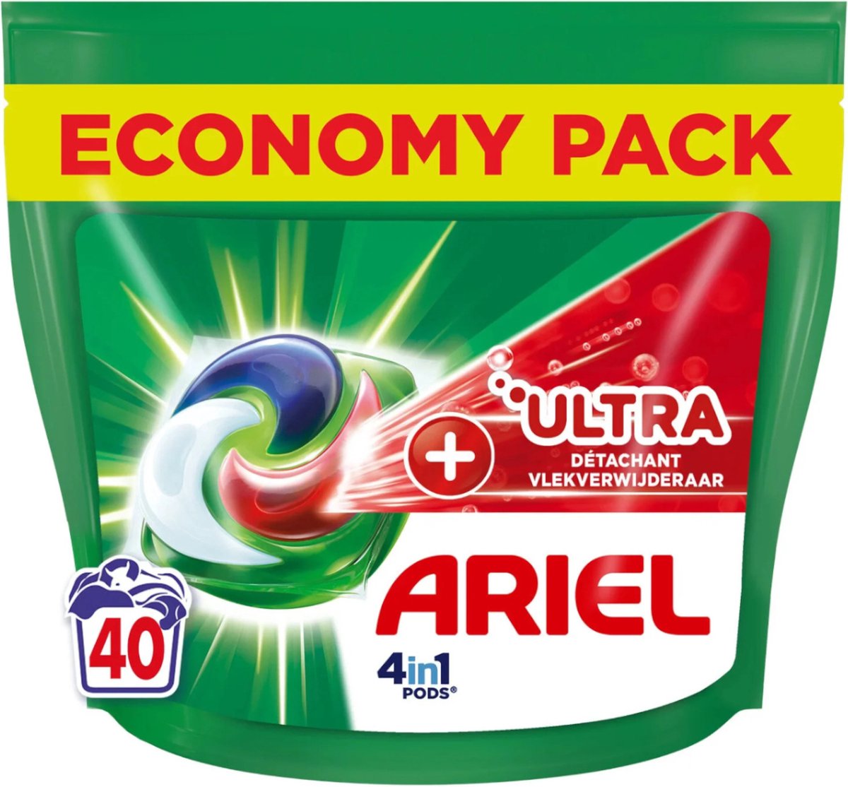 Ariel pods 4in1 - 40sc - + ultra pletfjerner