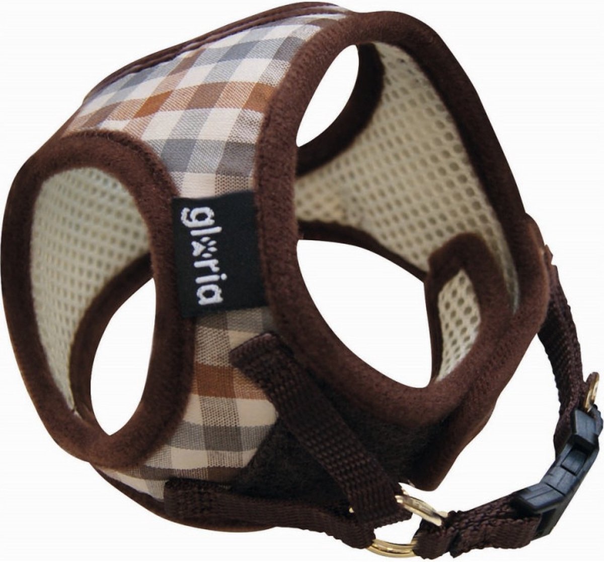 Gloria hundesele tjekket 17-22 cm str. xs