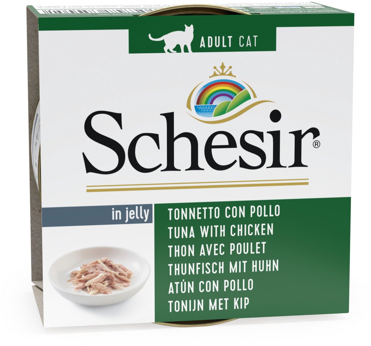 Schesir kat tun kylling 85 gr - 1 stk