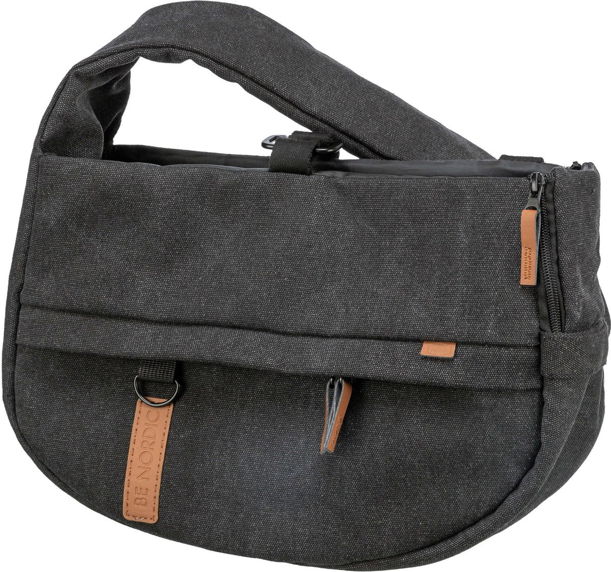 Trixie be nordic - hondentas ingrid - sort - 35x13x25 cm