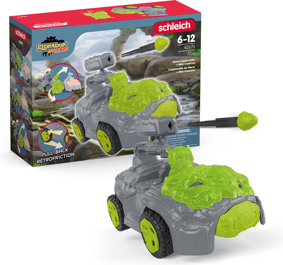 Schleich Eldrador Creatures Stone Crash Mobile med Mini Creature - 42670