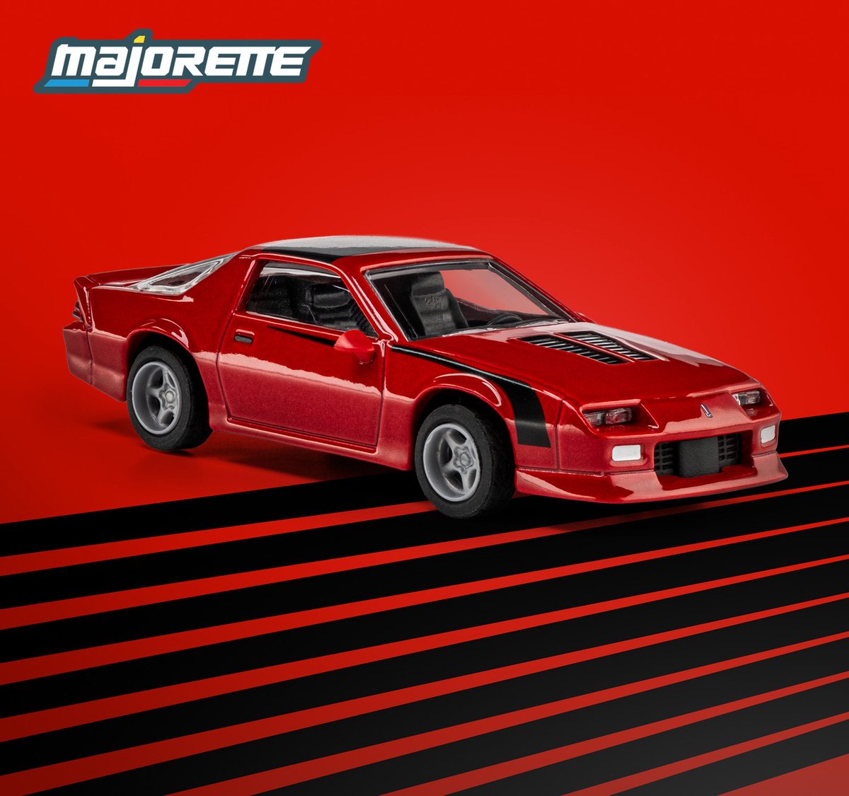 Majorette Chevrolet Camaro '85, rød (kollektion)