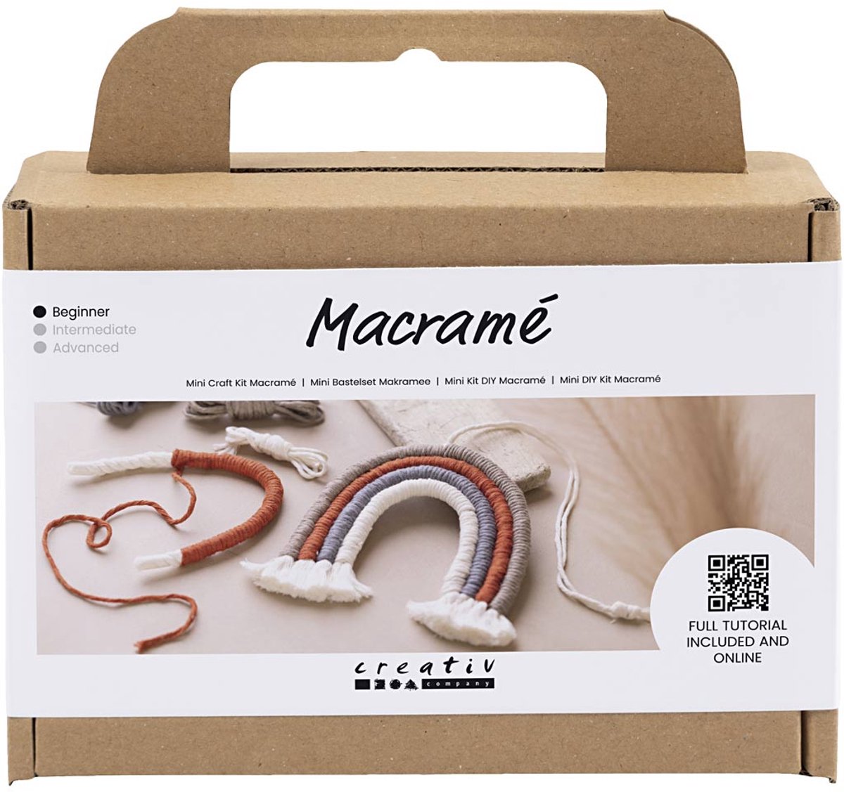 Kreativ virksomhed https: www.cchobby.nl mini-hobbyset-macrame-rainbow-1-doos