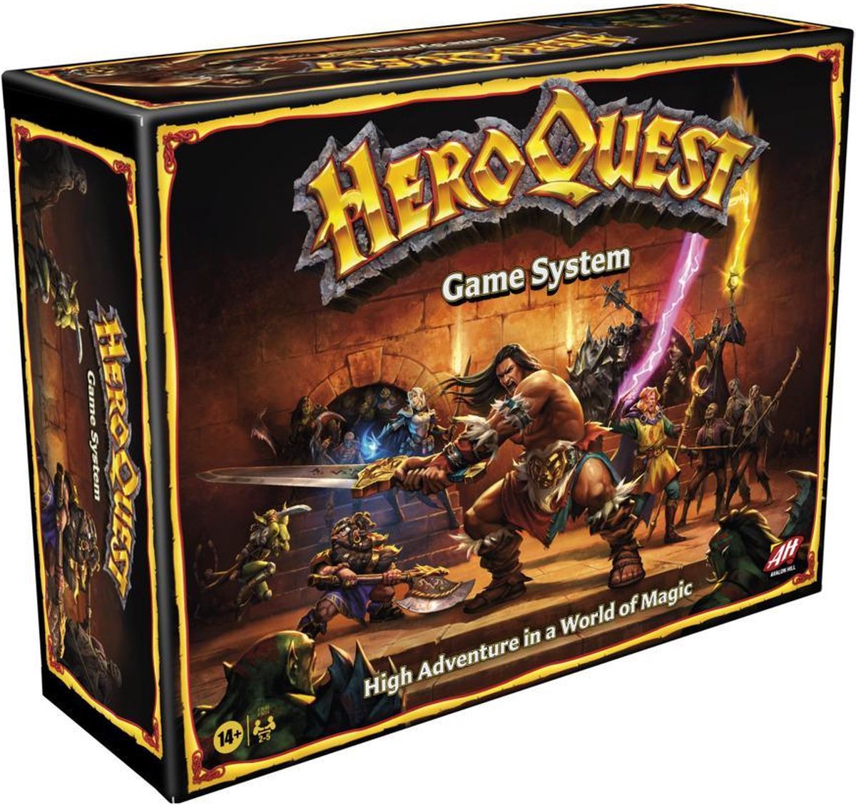 Hasbro gaming heroquest - spilsystem - brætspil (engelsk)