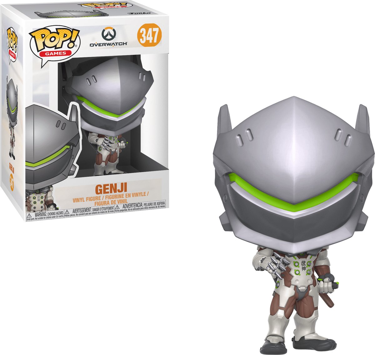 Funko Overwatch samlerfigur pop! spil genji 9 cm flerfarvede