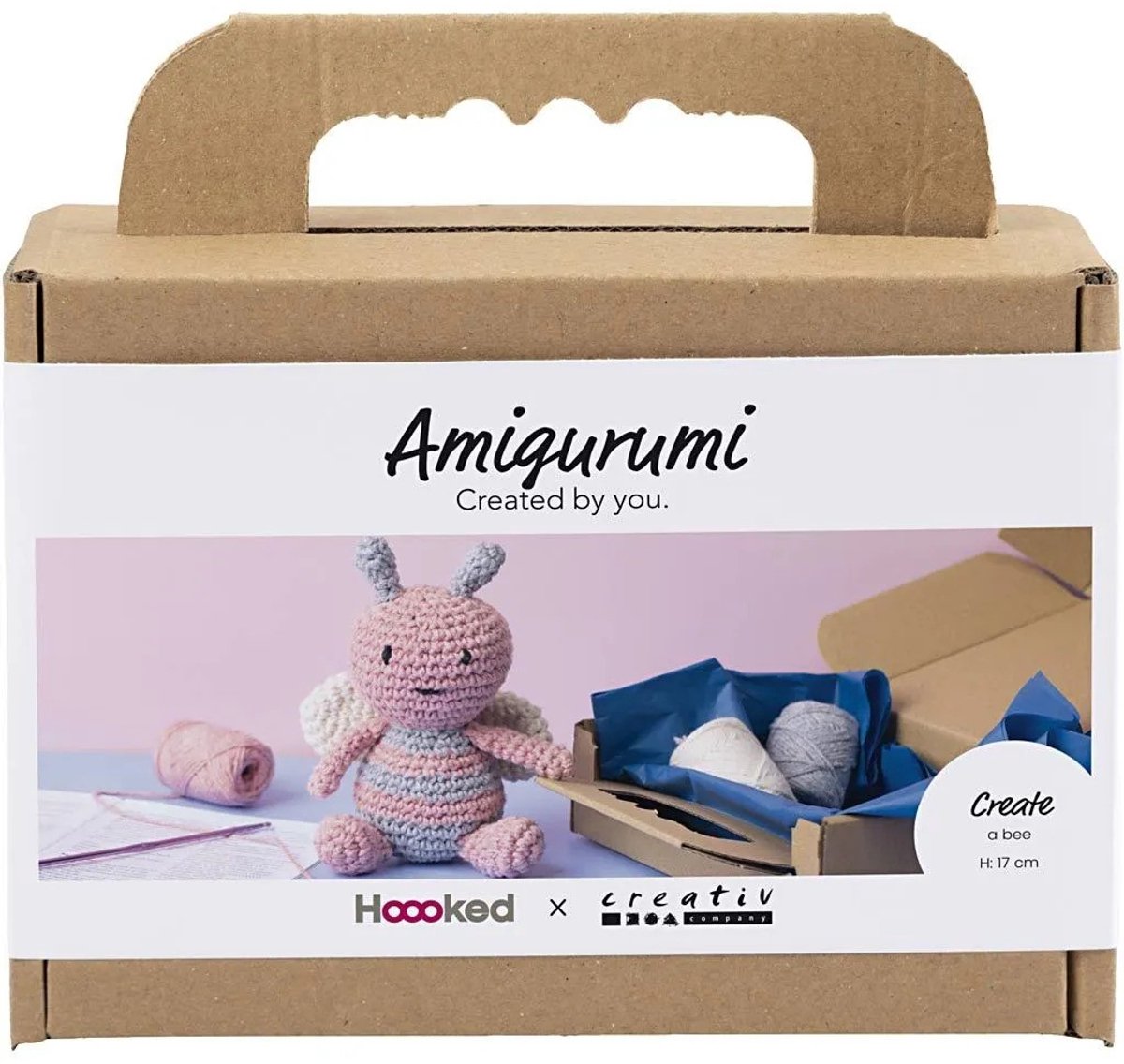 Kreativ virksomhed https: www.cchobby.nl hobbyset-amigurumi-honeybee-pastelcolors-1-box