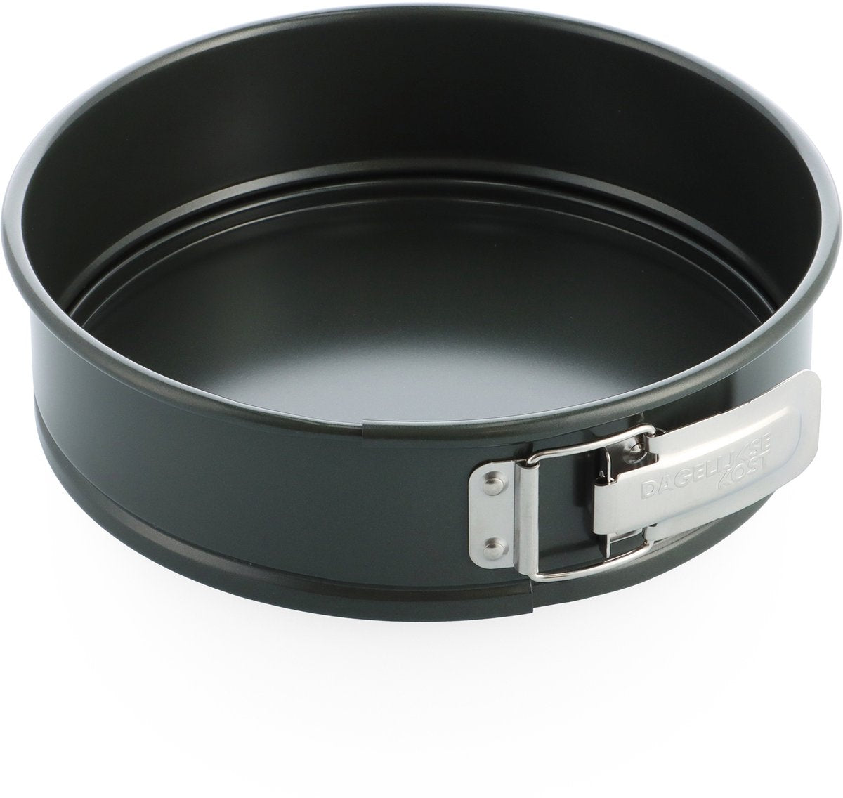 Springform til dagligt måltid - 24 cm - olivengrøn - pfas-fri - aluminiseret stålplade