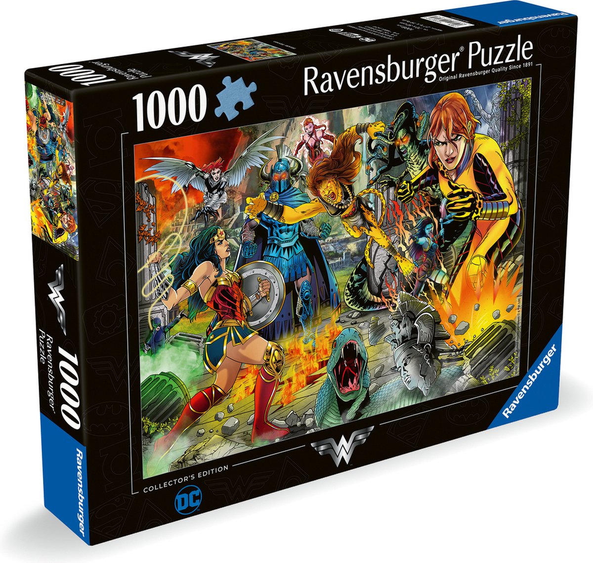 Ravensburger puslespil DC: Wonder Woman - puslespil - 1000 brikker