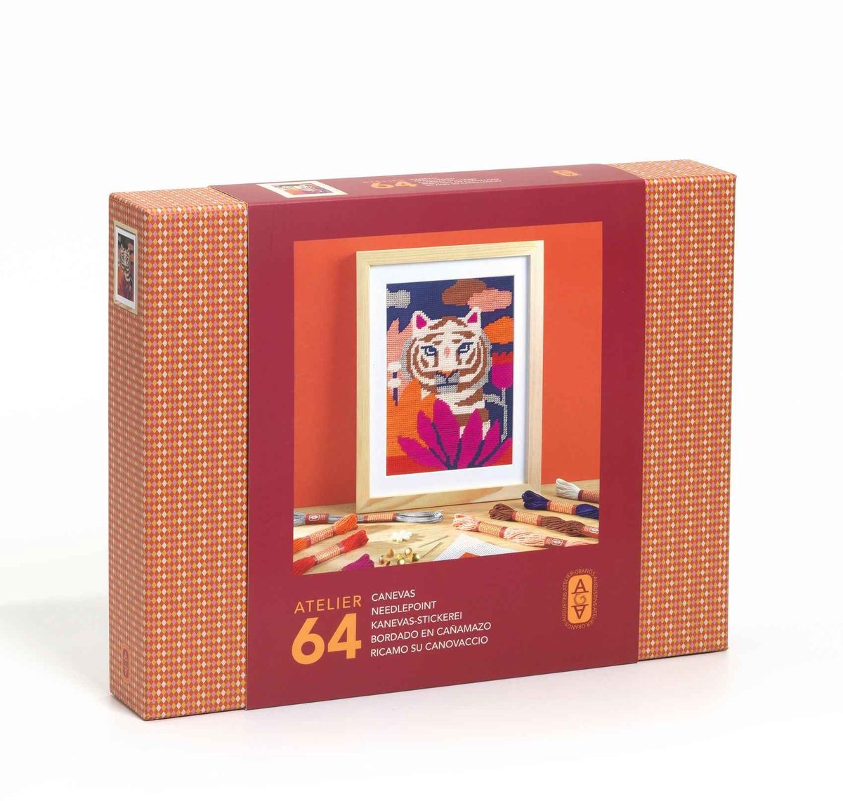 Djeco broderi på lærred atelier 64