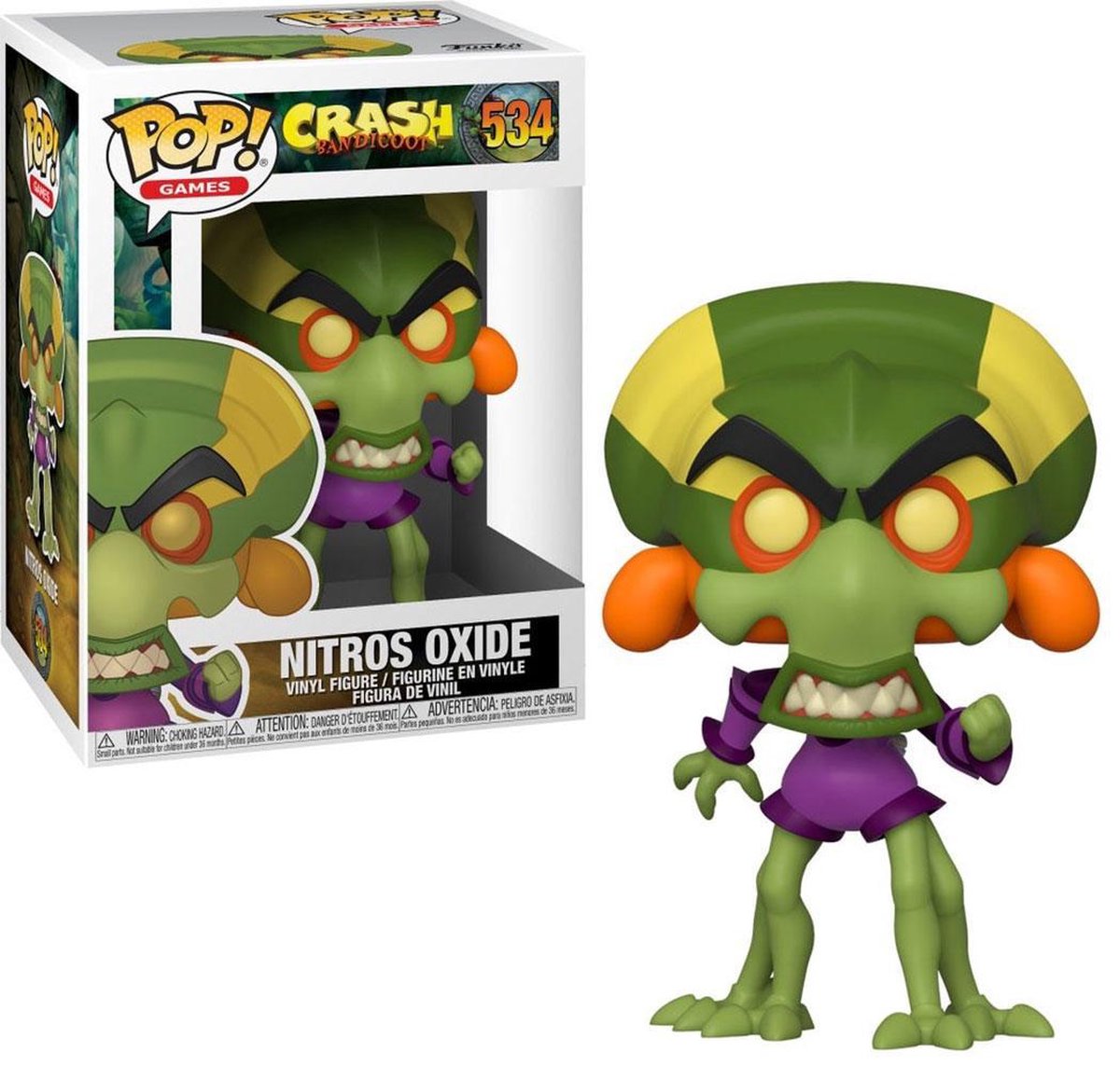 Funko pop crash bandicoot nitrosoxid vinylfigur