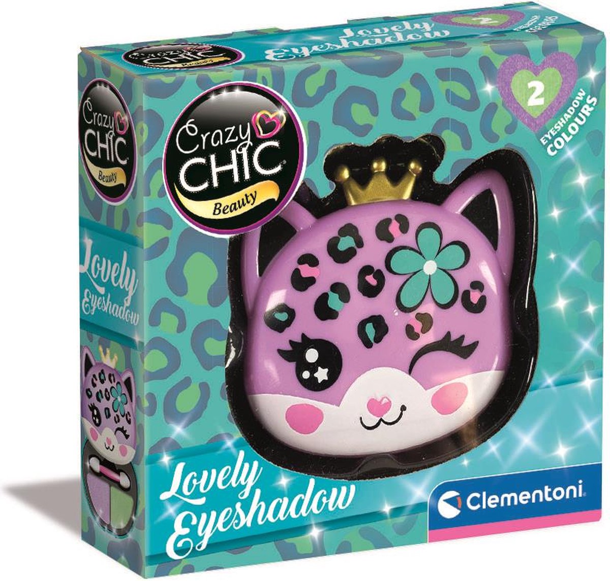 Clementoni Crazy Chic Eye Shadow i Makeup Box Leopard