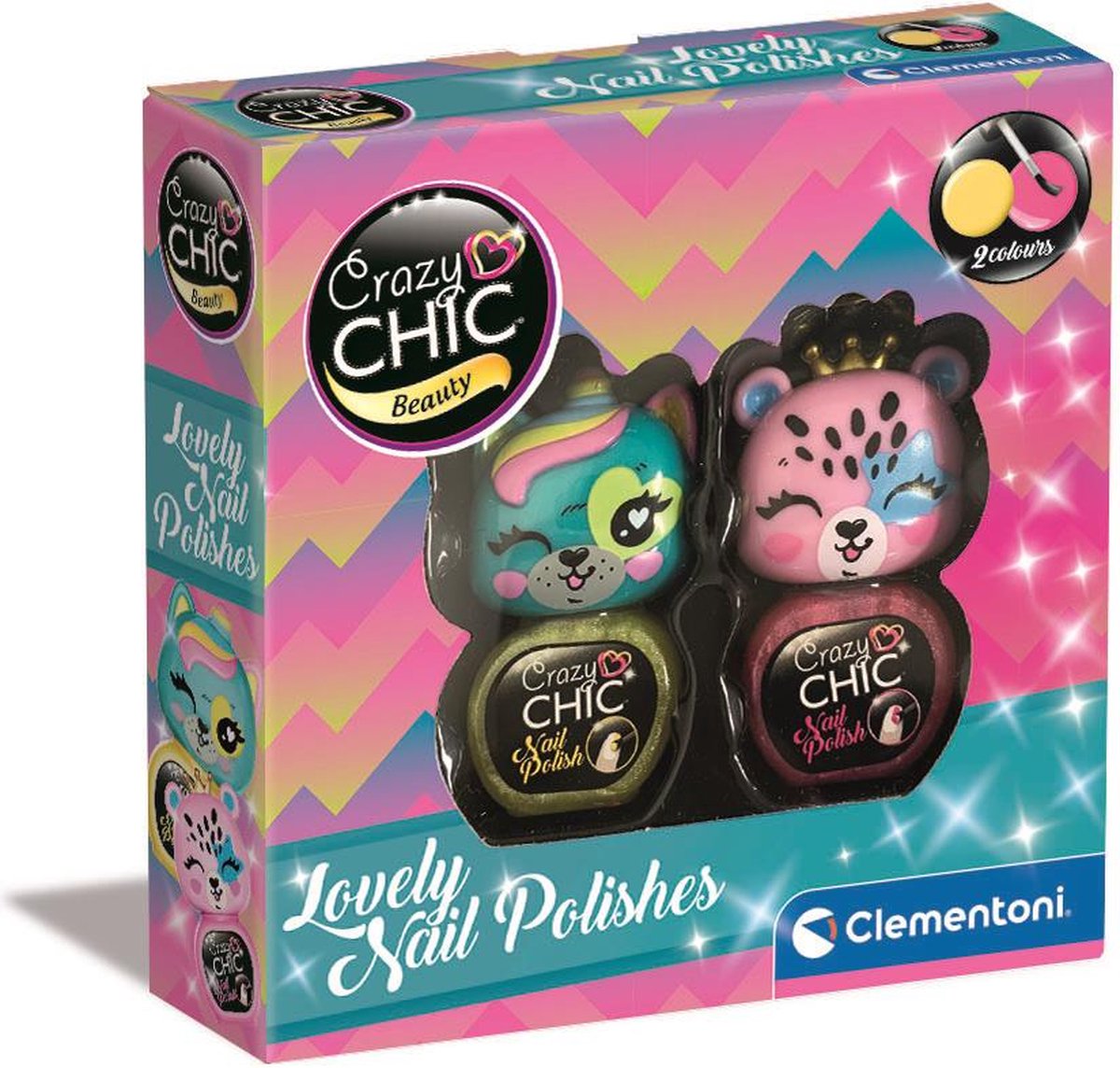 Clementoni Crazy Chic neglelak gulrosa, 2 ..