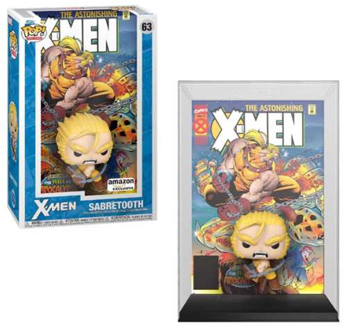 Funko pop! marvel: x-men - sabretooth #63 amz eksklusiv