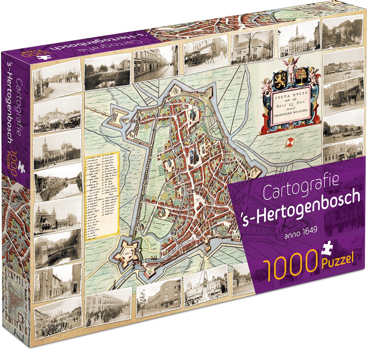 Tucker's fun factory cartografie 's-hertogenbosch (1000) - legpuzzel