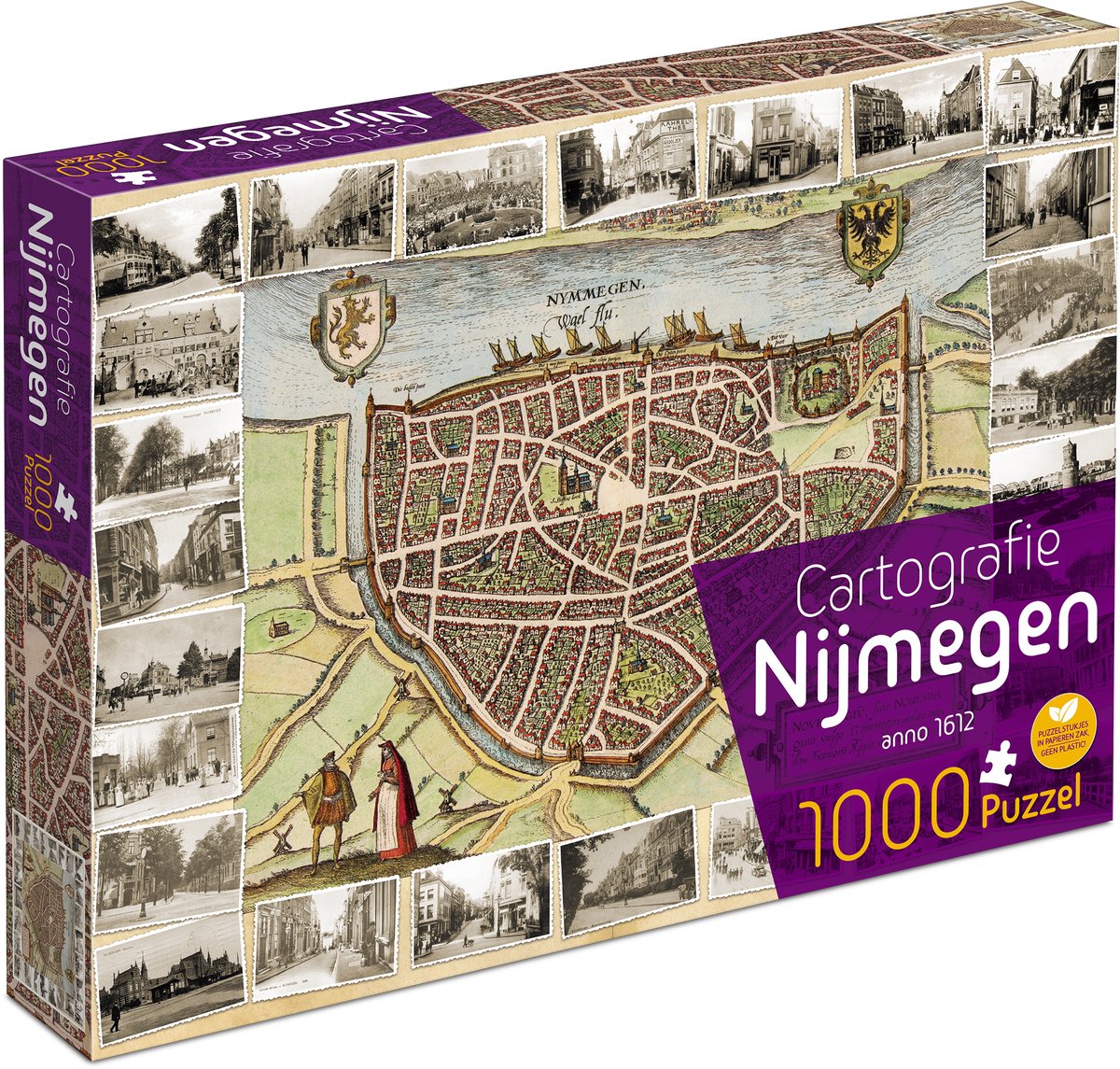 Tucker's fun factory cartografie nijmegen (1000) - legpuzzel