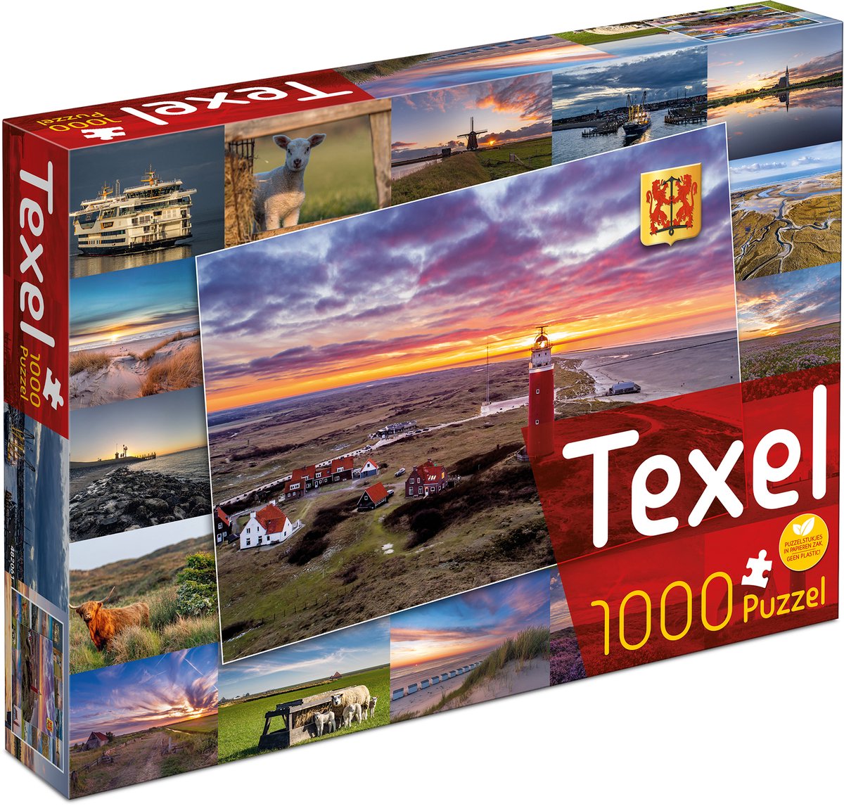 Tucker's fun factory puzzel texel 1000 stukjes - legpuzzel volwassenen.