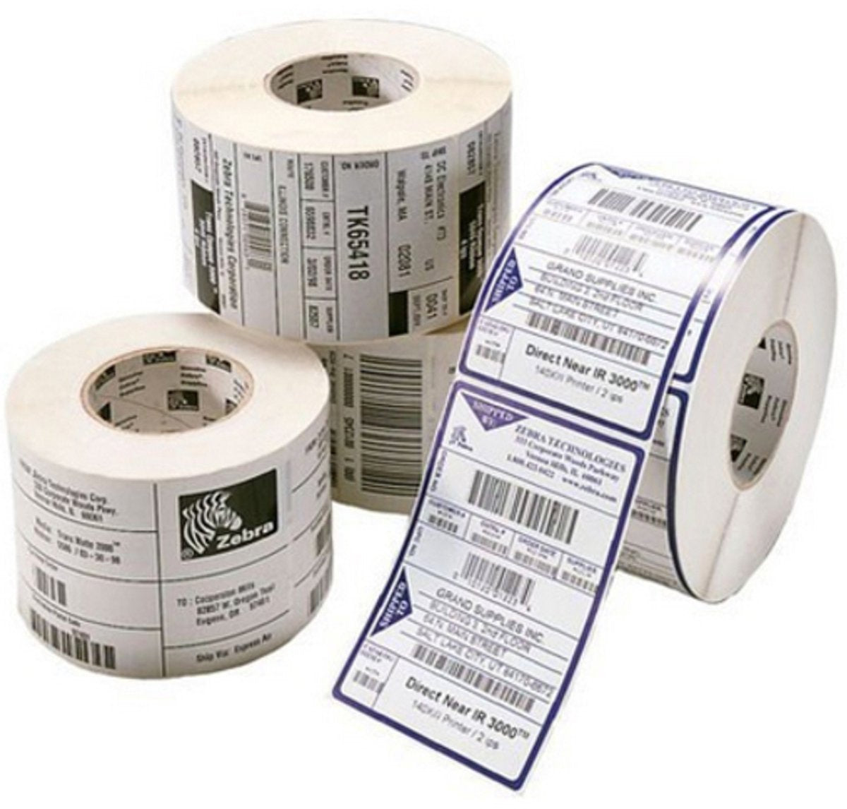 Zebra 880015-038d - etiketter, , almindeligt papir, z-perform 1000t, b: 76,2 mm, h: 38,1 mm, d: 127 mm, k: 25,4 mm