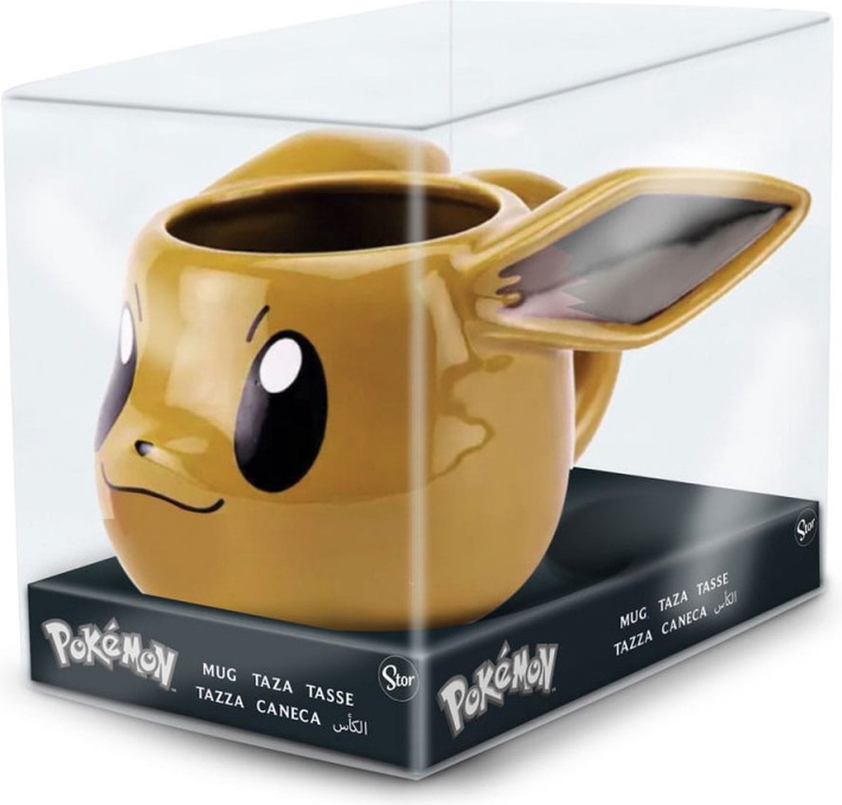 Stor pokémon 3d dolomit krus eevee gaveæske